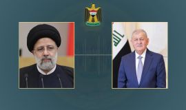 رئيس الجمهورية يبحث مع نظيره الإيراني دعم جهود تعزيز الأمن والسلام في المنطقة