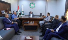 وزير الشباب يناقش مع اتحاد تنس كرة القدم استضافة العراق بطولة العالم للعبة